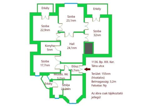 Eladó lakás 1136 Budapest Tátra utca Ingatlan kép: 14