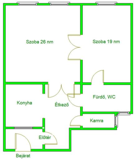 flat For rent 1064 Budapest Vörösmarty utca Property image: 2