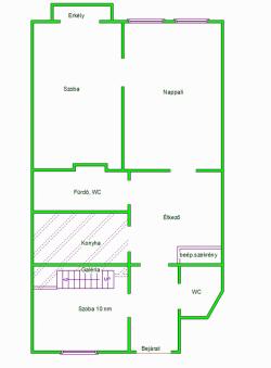 flat For rent 1060 Budapest Teréz körút 70sqm 340 000 HUF/month ing_kep: 4