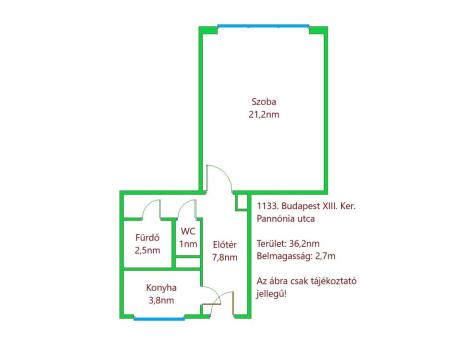 flat For rent 1133 Budapest Pannónia utca Property image: 2 flat For rent 1133 Budapest Pannónia utca Property image: 2