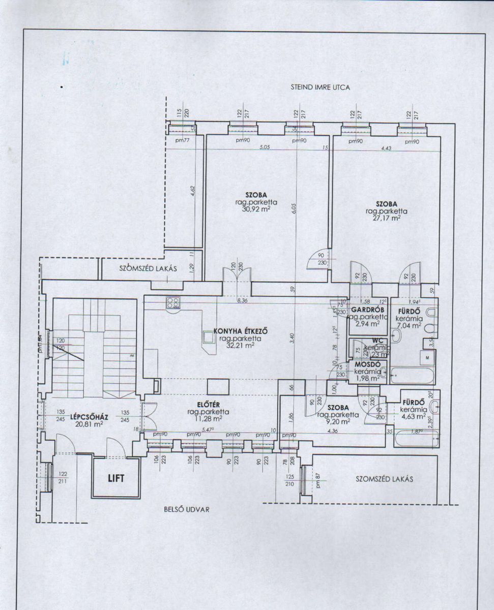 flat For sale 1054 Budapest Steindl Imre utca 128sqm 222M HUF Property image: 1