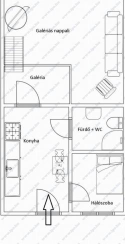 Kiadó lakás 1073 Budapest Kertész utca 50m2 700 €/hó ing_kep: 6