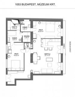 Kiadó lakás 1053 Budapest Múzeum körút Ingatlan kép: 2