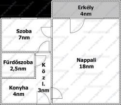 flat For sale 1156 Budapest Páskomliget utca 35sqm 29,5M HUF Property image: 29