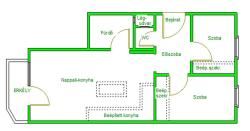 flat For rent 1133 Budapest Pozsonyi út 57sqm 320 000 HUF/month Property image: 4
