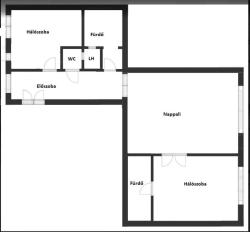 flat For rent 1054 Budapest Honvéd utca 80sqm 2 000 €/month ing_kep: 2