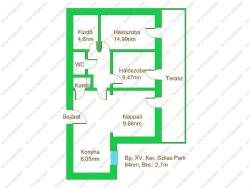 flat For sale 1152 Budapest Szilas park 71sqm 67M HUF Property image: 2