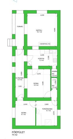 Eladó ház 2316 Tököl Kolozsvári 121m2 71,9M Ft Ingatlan kép: 12