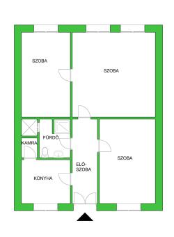 Eladó lakás 1143 Budapest Ilka utca 76m2 59,9M Ft Ingatlan kép: 2