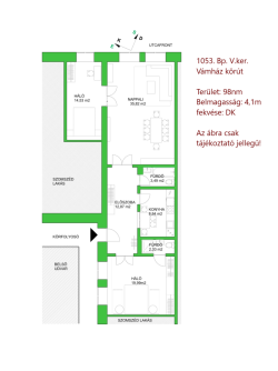 flat For sale 1053 Budapest Vámház körút 98sqm 269 000 € Property image: 3