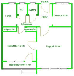 Eladó lakás 1082 Budapest Üllői út 56m2 58,8M Ft Ingatlan kép: 2