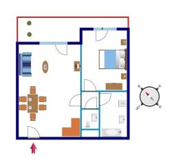 flat For rent 1133 Budapest Meder utca 46sqm 750 €/month Property image: 8