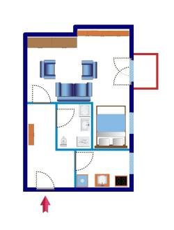 flat For rent 1024 Budapest Horvát utca 35sqm 180 000 HUF/month Property image: 8