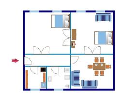 Kiadó lakás 1056 Budapest Steind Imre 92m2 900 €/hó Ingatlan kép: 2