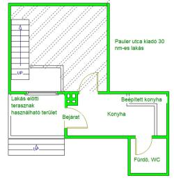 flat For sale 1013 Budapest Pauler utca 30sqm 46,5M HUF Property image: 1