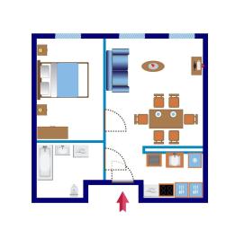 flat For rent 1077 Budapest Holló utca 42sqm 700 €/month Property image: 11