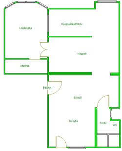 Kiadó lakás 1053 Budapest Kecskeméti utca 90m2 2 000 €/hó Ingatlan kép: 2