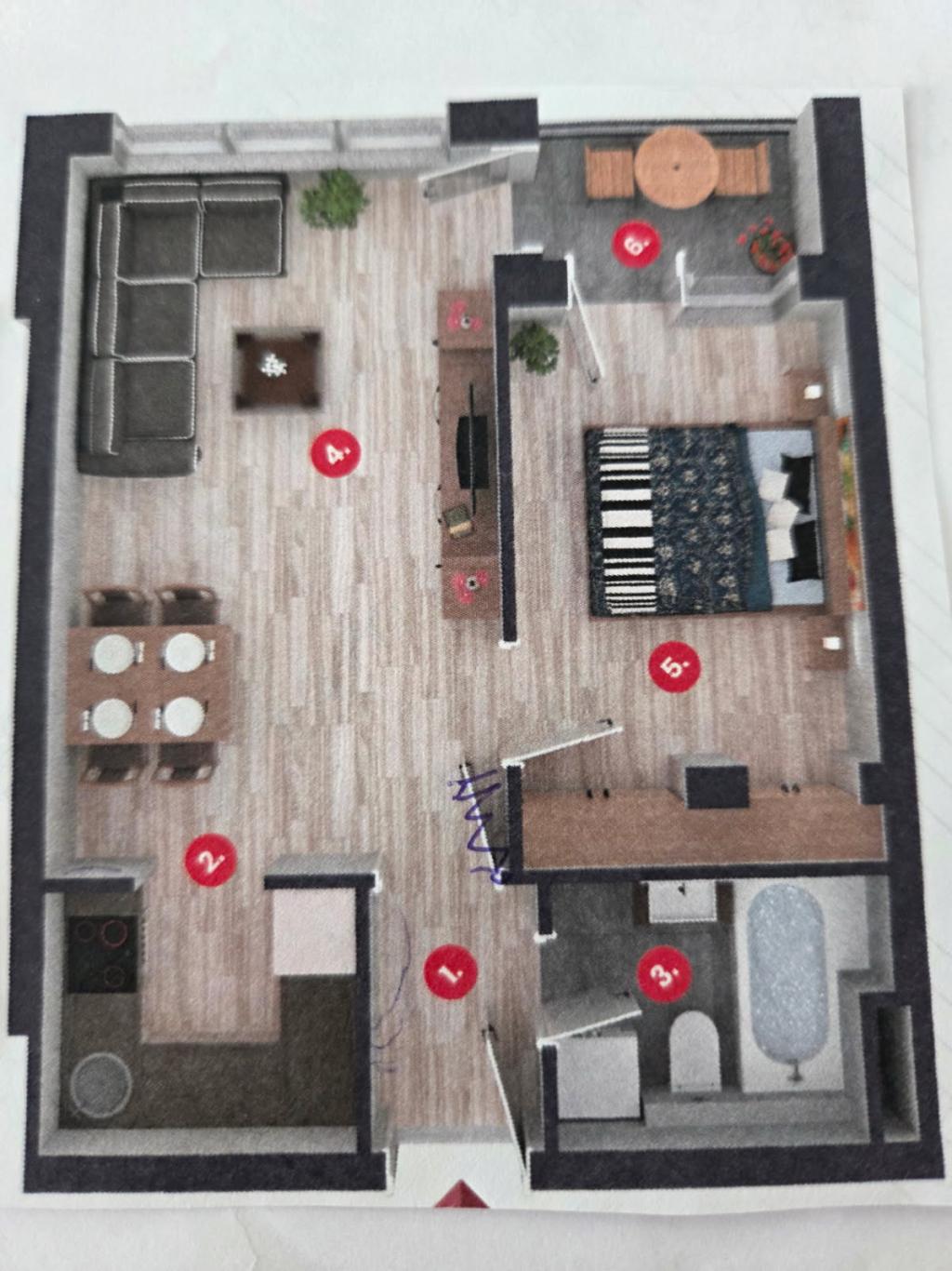 flat For rent 1086 Budapest Dankó utca 44sqm 270 000 HUF/month Property image: 1