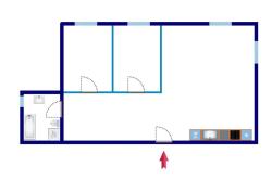 flat For rent 1082 Budapest Nap utca 67sqm 300 000 HUF/month Property image: 1