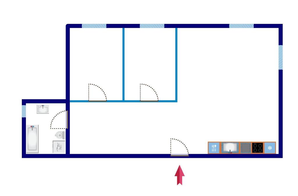 flat For rent 1082 Budapest Nap utca 67sqm 300 000 HUF/month Property image: 1