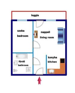 flat For rent 1089 Budapest Diószegi Sámuel utca 36sqm 220 000 HUF/month Property image: 1