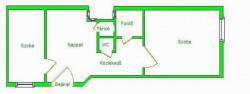 flat For rent 1066 Budapest Zichy Jenő utca 74sqm 295 000 HUF/month ing_kep: 2