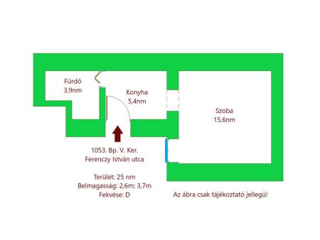 Eladó lakás 1053 Budapest, V.kerület Ferenczy István utca Ingatlan kép: 2