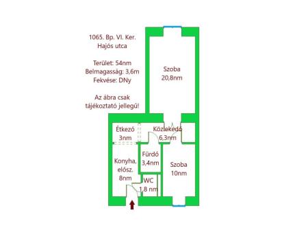 Kiadó lakás 1065 Budapest, VI.kerület Hajós utca Ingatlan kép: 17