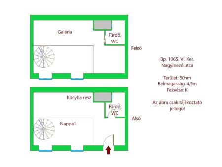 flat For rent 1065 Budapest Nagymező utca Property image: 3