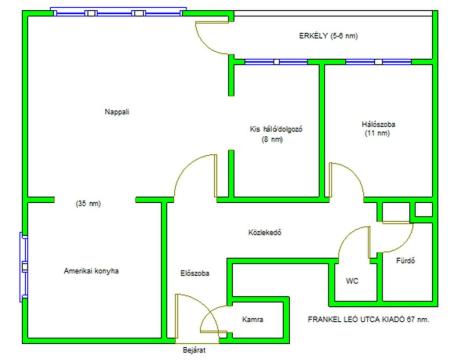Kiadó lakás 1023 Budapest Frankel Leó út Ingatlan kép: 2
