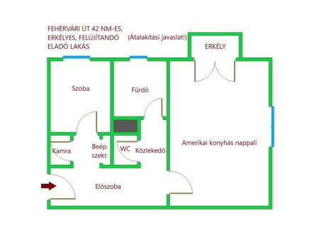 Eladó lakás 1119 Budapest Fehérvári út Ingatlan kép: 2