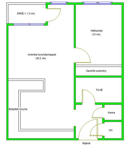 Kiadó lakás 1133 Budapest Kárpát utca Ingatlan kép: 2