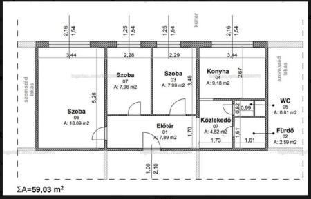 Eladó lakás 1035 Budapest Berend utca Ingatlan kép: 2